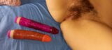 hairy pussy and dildo snapshot 5