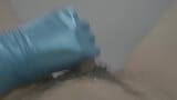 Gentle Cyan Gloved Handjob snapshot 14