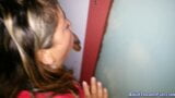 Latina puta con bbc en gloryhole snapshot 2