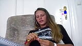 A sexy German teen with small tits having a great time with her sex toys snapshot 1