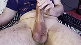 Stretching my peehole with silicone and cumming with a steel rod snapshot 17