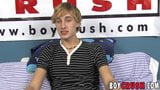 Blond twink dildo fucking himself during solo masturbation snapshot 15