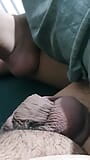 Stiefzoon in bed naakt lul tonend aan zijn stiefmoeder snapshot 15
