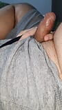 Step mom pulled out step son dick from his pants and handjob him  snapshot 13