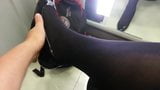 Black Patent Pumps with Pantyhose Teaser 3 snapshot 4