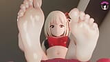 Footfetish Session - Vous êtes un tapis pour elle (Hentai 3D) snapshot 2