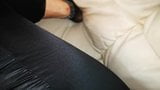 China Market Shiny Latex Leather Pvc Vinyl Rubber Pants Legg snapshot 4