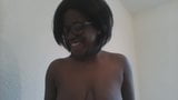 Black girl touching herself snapshot 2