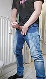 Piss in my jeans and t-shirt and finaly see my cum GerMANpiss snapshot 17