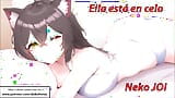 Instrucțiuni de masturbare spaniolă cu o fată Neko. snapshot 11