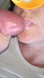 Take my cum on your lips naughty wife snapshot 5