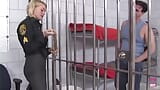 Lustful Cop Krissy Lynn Fulfills Her Foot Fetish Fantasy by Banging the Pervy Prisoner Relentlessly snapshot 1