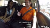 Ebony babe publicly riding teacher’s cock in a car snapshot 4