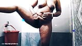 Deshi hot bhabhi Indian housewife bathroom fock video snapshot 10