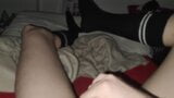 jerking off and cum during the night snapshot 4