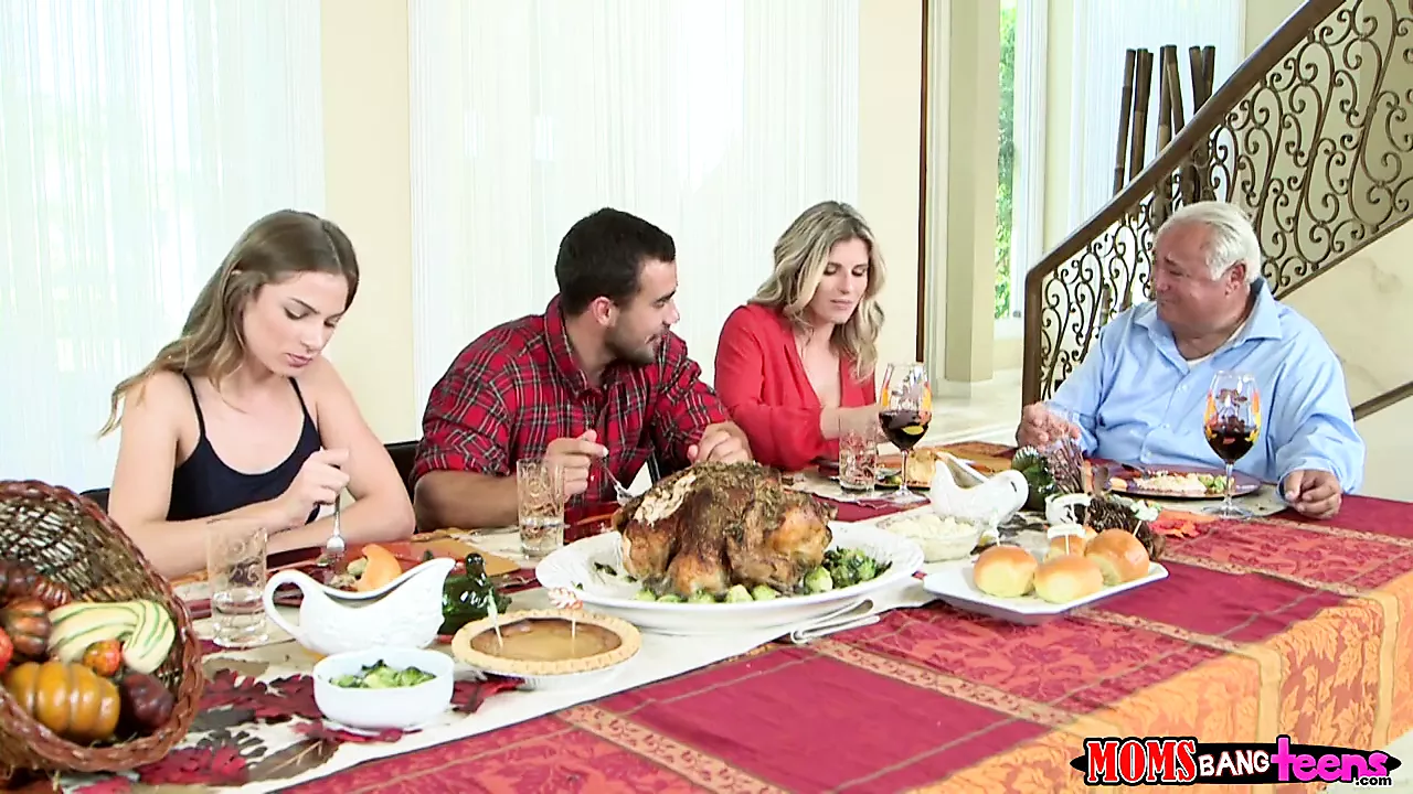 Free watch & Download Step Moms Bang Teens - Naughty Family Thanksgiving