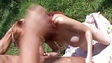 Outdoor fuck with hot knocked up chick and big cock snapshot 5