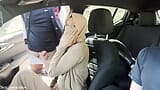 Primeiro dogging na França. Minha primeira foda da minha esposa muçulmana usando hijab com um estranho snapshot 8