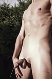 Most erotic piss video? I guess it is. Skinny guy piss outdoor in the sunlight snapshot 7