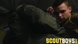 ScoutBoys Austin Young fucked outside in tent by older daddy snapshot 7