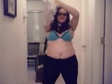 BBW girl stripping snapshot 4