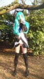 Yamakaze Japanese Cosplay Public Masturbation snapshot 9