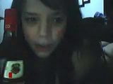 Gostosa se mostrando en una webcam sexy snapshot 10