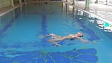 Villa swimming pool naked experience with Sazan snapshot 13