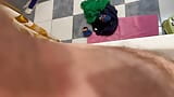 bought a new masturbator. I am testing an automatic masturbator. jerking off my cock in the shower snapshot 3
