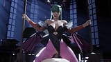 DarksTalkers Morrigan Aensland скачет на большом хуе snapshot 10