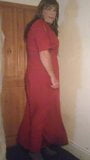 Langes rotes Kleid snapshot 2