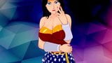 Des filles sexy Wonder Woman, Super Girl et Zatanna - seins savoureux snapshot 1