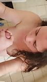 Fucking Step Mommy's Throat While She Rides Toy - With Facial snapshot 7