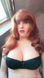 Redhead Crossdresser Sucks on Banana snapshot 1