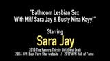 Baño lésbico con milf sara jay y tetona nina kayy snapshot 1