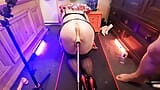 Big Ass MILF Genuine First Time on the Anal Fuck Machine and She Loves It! (Stockings, High Heels, PAWG) snapshot 6