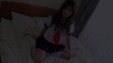 Brunette Asian Yukari Gives Oral Wearing A Sailor Suit snapshot 1