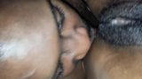 Good Hairy Choc Pussy Licked Wet snapshot 5