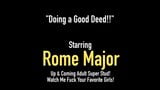 Частную школьницу Jayla Diamond трахнул большой черный член Rome Major! snapshot 1