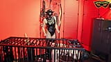 Painful Predicament Bondage Inside the Cage snapshot 5