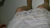 Mon tout nouveau bas de robe avec mes collants et mes bas snapshot 1