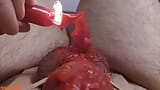 Hot wax on cock and balls snapshot 13