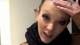 German slut suck in changing room and spermwalk snapshot 1