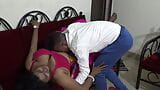 First Time Sucharita is here. Madam seduced staff and made a fucking session. Full hindi audio snapshot 4
