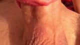 Man's penis head in the arms of a lover's mouth snapshot 3