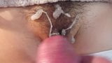 Ejaculação de buceta peluda snapshot 6