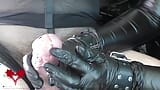 Cock Worship for Baphomet. Mistress Lilith Sucks the Glans and Eats Unholy Sperm. Main View. snapshot 3