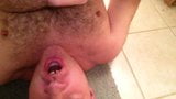 Swallowing my pee and cum at the same time snapshot 2