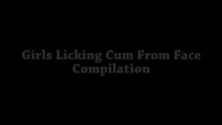 Free watch & Download Girls licking cum from face compilation