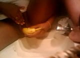 ebony use banana to squirt snapshot 7